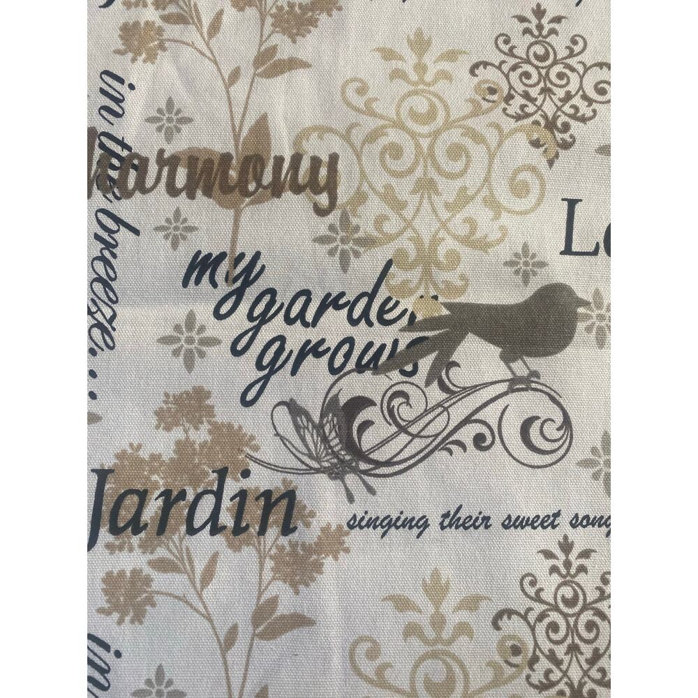 "Le Jardin" design by Richloom fabric vintage swatch 3 yards x 45” wide